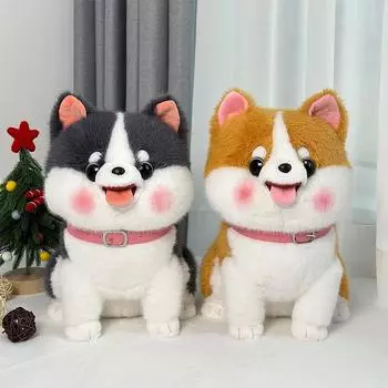 Новая милая плюшевая игрушка кукла сиба-ину милая собака корги кукла кукла-машинка кукла 35cm