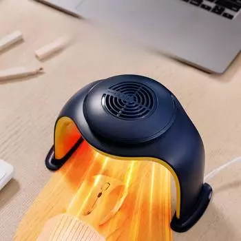 New Desktop Electric Heater Mouse Hand Warmer Winter Warmer Quiet Safe Energy Saving Small Foldable Heating Goods Hot розовый