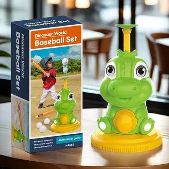 New Dinosaur Baseball Ejection Service Set, Outdoor Leisure Baseball Sports Toy Balls Children s Gift