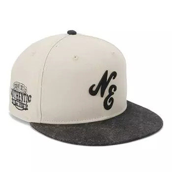 New Era 59FIFTY Cap 7 Side NE ONSPOTZ and Side Straight Flat Deep UV Functional Hat (14693866, NER36C6397), Stone/Black Denim, White, Beige, 5/8
