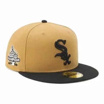 New Era 59FIFTY Cap by MLB Chicago White Sox with Side Patch and Under Exclusive to and Also 59FIFTY with side patch and SOX SOX flat Stylish
