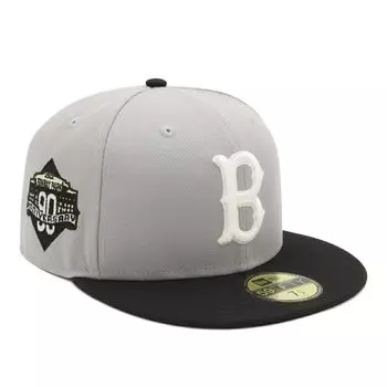 New Era 59FIFTY Cap MLB Boston Red Sox BOS with Side Exclusive to and Side Straight Flat Stylish Streetwear Travel Sun Gift Idea (70907354 NER35C4087)