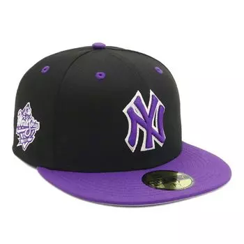 New Era 59FIFTY Cap MLB New York Yankees NY Black with Side Under Exclusive to and Gokyu Fifty 5950 Side Flat Perfect for Summer Sun Protection and UV