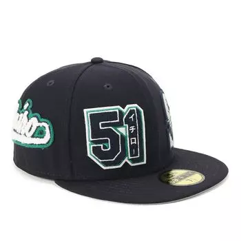 New Era 59FIFTY Ichiro MLB Hall of Fame Induction Commemorative Sea Navy Cap 7 ICHIRO HOF 5950 PATCHED SEAMAR JP 1/8