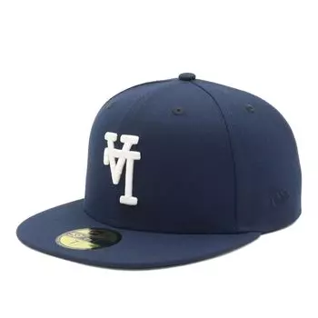 New Era 59Fifty Los Angeles Dodgers ONSPOTZ LA Oceanside Size 59Fifty Up Side MLB Los Angeles Dodgers Cap, Exclusive, Blue, 7, Down,