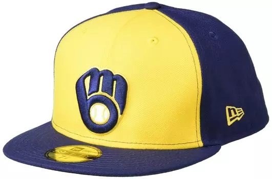 New Era 59FIFTY Milwaukee Brewers Alternate Cap, 56.8cm
