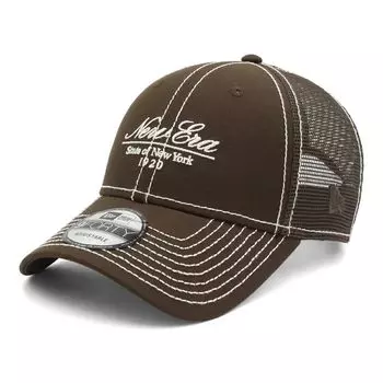 New Era 9FORTY Script Logo Walnut Mesh Free Size 940TR CL SCRIPT WAL Cap,