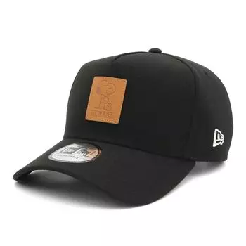 New Era 9FORTY Strap Cap Peanuts Snoopy ONSPOTZ and 940 New Era Deep BB Cap with UV Protection A-Frame/Cloth (14677550 NER36C2467) Black,
