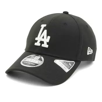 New Era 9FORTY Stretch MLB LA Black Free Los Dod Size 25J Cap, Size, 940SS, Black, White,