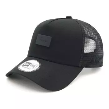 New Era 9FORTY Trucker Mesh Cap Black with Metal Exclusive to and 940 Stylish Streetwear Travel Sun Gift Idea A-Frame (14666205, N840AT307),