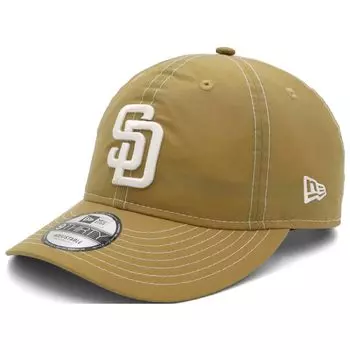 New Era 9THIRTY EasySnap Cap by MLB San Diego SD Vintage Exclusive to and BB UV Trendy Functional Hat (14693408, NER36C9130) Padres, Camel, Beige,