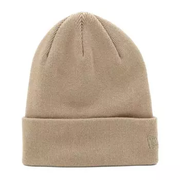 New Era FREE BASIC CUFF KNIT COTTON BGE 223 Knit Cap, Beige/Pebble