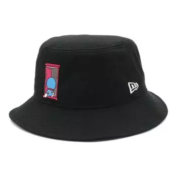 New Era Golf Bucket Doraemon GF BUCKET01 DORAEMON DOOR GPGF BLK Hat, Collaboration, Black, S/M,