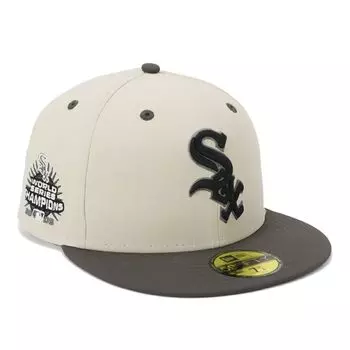 New Era Кепка 59FIFTY MLB Chicago White Sox CWS 7 Side ONSPOTZ и 5950 Side Flat Доступные размеры (14693867 NER36C5662) Камень/Темно-серый, Белый, Бежевый,