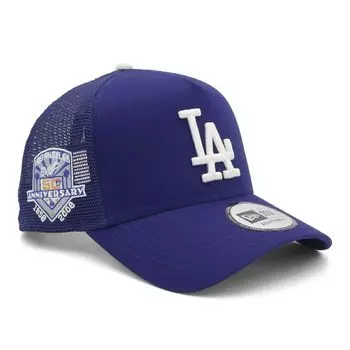 New Era Mesh Cap with MLB Side LA Dark Free 940AFTR SL and SP LOSDOD NER36C9187 9FORTYA-Frame Patch, Royal, Shipping, DROY, 14388607,