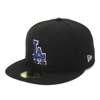 New Era New Era Cap MLB 59FIFTY ONSPOTZ Специальный заказ LA Royal 7 59Fifty Черный Темно-Королевский MLB Los Angeles Dodgers Черный/Темный 1/4