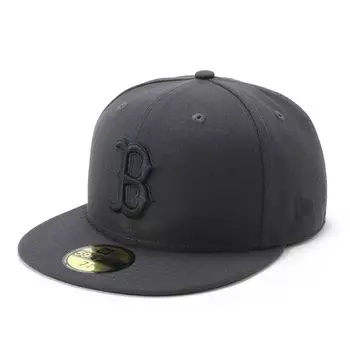 New Era New Era Cap MLB 59FIFTY Tonal Color ONSPOTZ Special Order BOS Graphite 7 59Fifty Tonal Logo Mlb Boston Red Sox 1/4