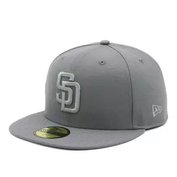 New Era New Era Cap MLB 59FIFTY Tonal Color ONSPOTZ Special Order SD Storm Gray 7 59Fifty Tonal Logo MLB San Diego Padres