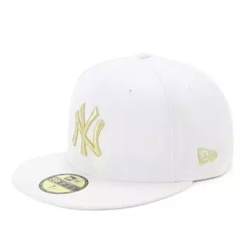 New Era New Era Cap MLB New York Yankees 8 59Fifty MLB New York Yankees WHT MT GLD 23J Белый/Золотой
