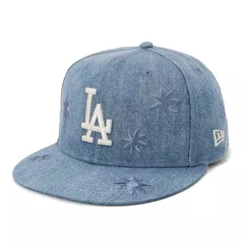 New Era New Era Кепка 59FIFTY MLB Цветочная вышивка Цветочная LA Выбеленный деним 7 5950 ЦВЕТОЧНАЯ EMB LOSDOD WDNM 14388858 NER36C1433 3/8