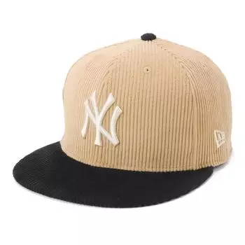 New Era New Era Кепка 59FIFTY MLB ONSPOTZ Специальный заказ NY 8 5950 CORDUROY NEYYAN BGE BLK бежевый/черный