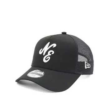 New Era New Era Kids Mesh Cap NE Logo Black YTH940AFTR NELOGO BLK WHI 25J 9FORTY-A YOUTH52-56cm