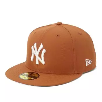 New Era Newera Cap 59FIFTY 70908533 MLB New York Yankees NY Earthy Brown Special Order Brown 7 ONSPOTZ Special Order Hat Gokyu Fifty Seasonal