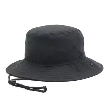 New Era Outdoor Adventure Lightweight Free OD ADVLT DC SUNSHADE TECHAIR DA BLK Hat, Water-Repellent Sunshade, Black,