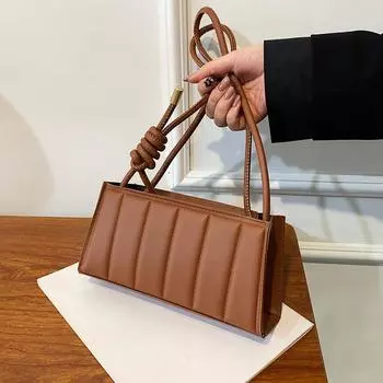 New Fashionable Retro Embossed Plaid Small Square Bag for Women S Single Shoulder Underarm Bag зелёный