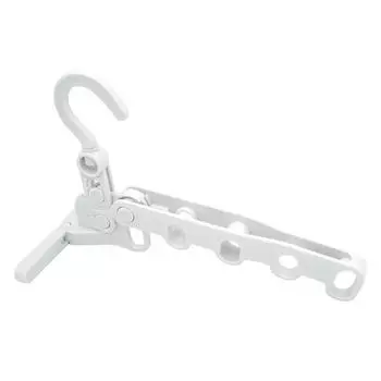 New Foldable 5-hole Clothes Drying Rack Indoor Clothes Rack Portable Travel Hotel Hanging Hook Hanger Save Space