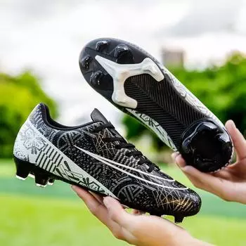New football shoes men s long nails AG broken nails TF students artificial grass football training spikes 32
