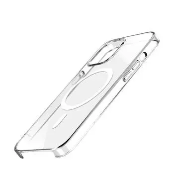 НОВИНКА для iPhone 14 13 12 15 Pro Max MINI, оригинальная магнитная всплывающая анимация для Magsafing, беспроводная зарядка, прозрачный жесткий чехол для ПК For iPhone 14&Magnetic