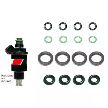 New Fuel Injector Seal /O-Ring Kit For RC Engineering Fuel Injectors For Honda BK14H