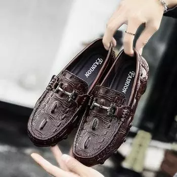 New Genuine Leather Mens Casual Shoes High Quality Lightweight Driving Shoes Mocassins Plus Size 38-47 Men Shoes Walking Sneaker 38 чёрный