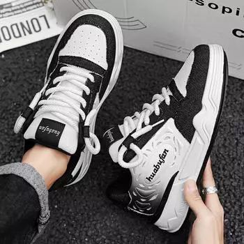 New heightened platform trend gradual change men s shoes low top platform casual sports shoes retro street board shoes 39