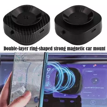 NEW High Quality Vacuum Car Phone Holder Wider Clamp & Metal Hook Car Navigation Bracket Air Vent Clip Cell Phone Holder For All