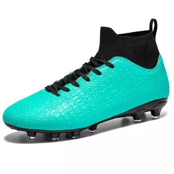 New high-top football shoes for men and women, adults, adolescents and students, children s outdoor grass sports, spike sneakers 31