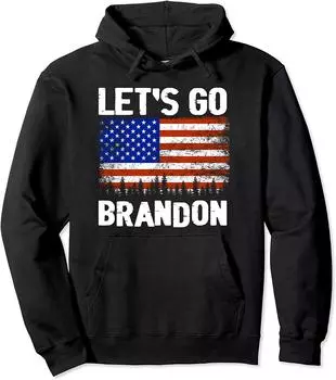 New Hooded Sweater Flag Pattern Print Crew Neck Hooded XS чёрный