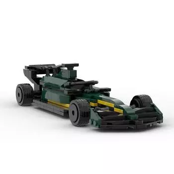 Новые высокотехнологичные супер спортивные модели Astonns Martinns F1 AMR23, сборные строительные блоки, детские игрушки, подарки на день рождения и Рождество