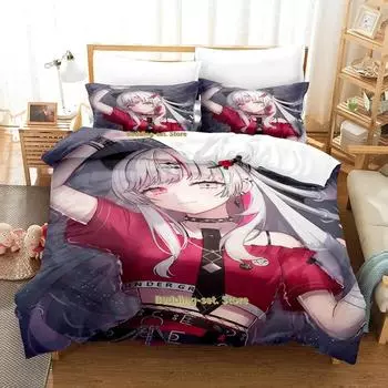 New Kawaii Girl Ishigami Nozomi Bedding Set Single Twin Full Queen King Size Bed Set Adult Kid Bedroom Duvetcover Sets Anime 70x133cm 2pcs