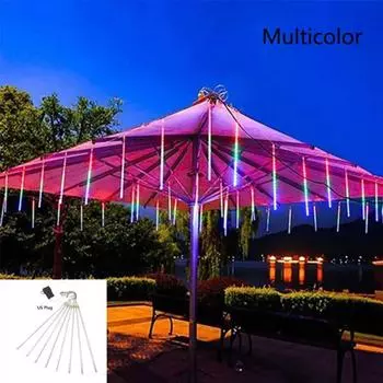 New LED Lights Meteor Shower Rain Tree Outdoor String Light Garden Party