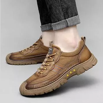 New Men High Quality Fashion Casual Shoes Classic Outdoor Comfortable Trendy Brand Board Shoes Breathable Spring Casual Shoes 38 чёрный
