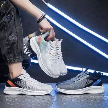 New Men s Shoes Breathable Casual Sneakers Summer Running Shoes Lightweight Soft Sports Shoe for Male Large Size 38-45 40