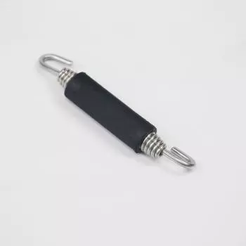 New Modified Exhaust Pipe For Thick Stainless Steel Hook Spring Tension Black 1Piece