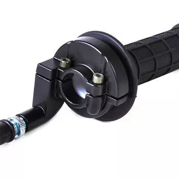 New Motorcycle BLACK Throttle Handle Bar Grips Grip Casing with Cable for Honda