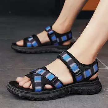 New outdoor men s summer soft-soled non-slip sports beach shoes casual men s shoes breathable sandals Shoes 39