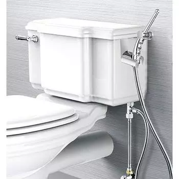 New Portable Silver ABS Bidet Faucet Sprayer Shower Head Toilet Hand Held Bathroom