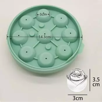 New Silicone Romantic Ice Rose Mold for Whiskey Bourbon Cocktails Wine Fruit Juice