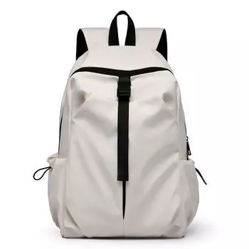 New simple casual backpack female junior high school schoolbag lightweight wear-resistant large-capacity male business backpack no pendant