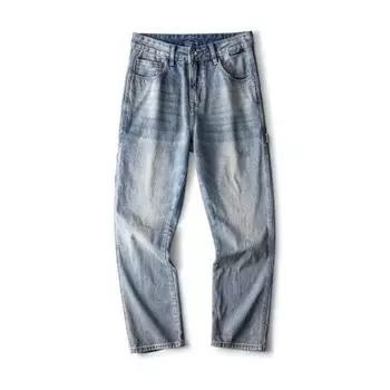 New Spring and Summer Jeans Classic Japanese Loose Straight Versatile Jeans 28